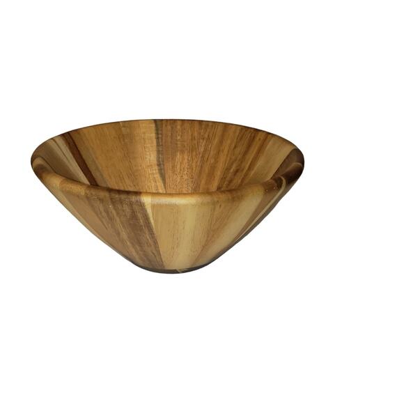 Threshold Acacia Wood 10" Salad Fruit Serving Bowl - Picture 1 of 4